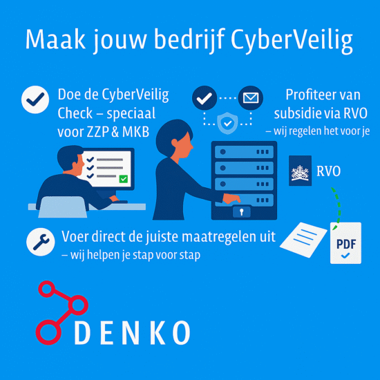 Cyberveilig ondernemen met subsidie tot 31 oktober!
